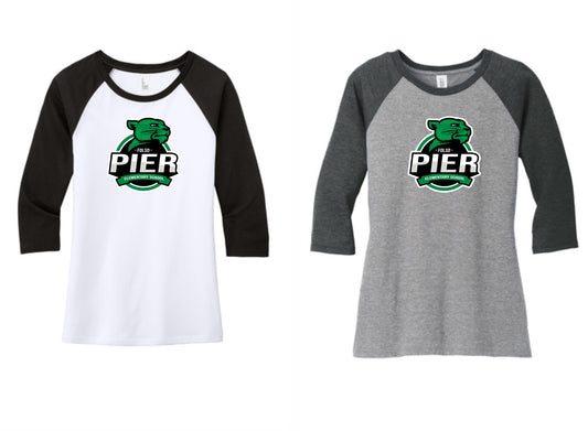 Pier Ladies Raglan Sleeve Tee