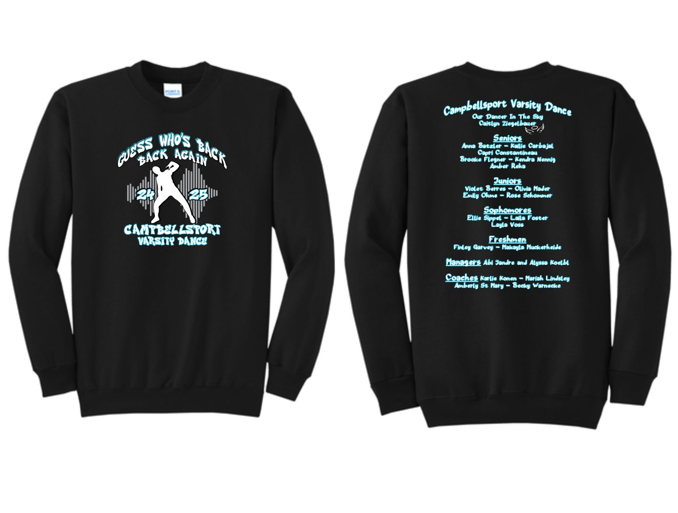 Cport Varsity Dance Crew Sweatshirt